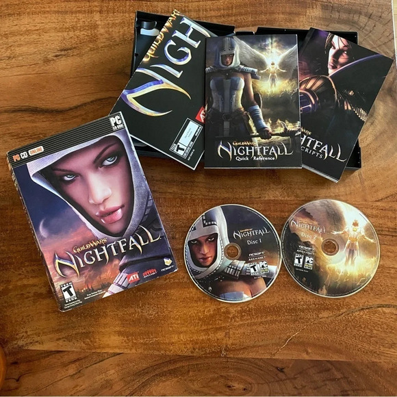 Guild Wars: Nightfall - PC CD Online, 2006 Three Disc Set Video/ PC Game - Picture 1 of 16